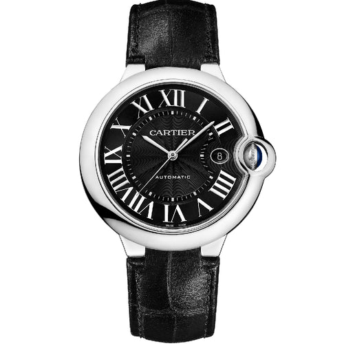 Cartier BALLON BLEU Schwarzes Zifferblatt 42mm