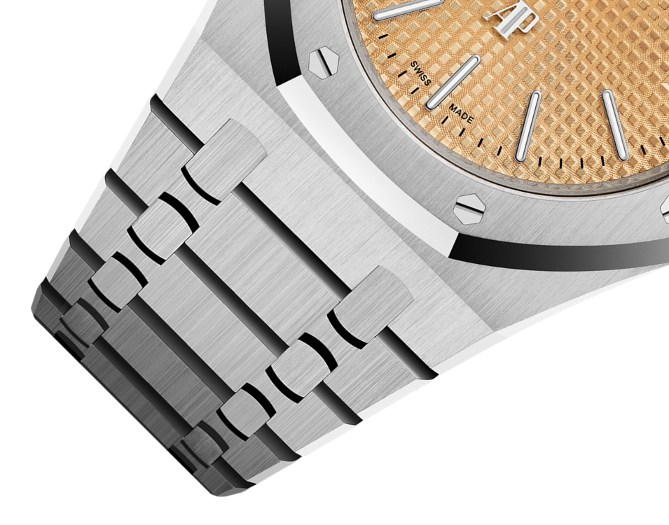 Audemars Piguet ROYAL OAK “JUMBO” EXTRA-THIN Pink Gold-toned Dial 39mm