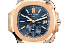 Patek Philippe Nautilus Flyback Chronograph, Date , 18k Roségold and Edelstahl, 40,5 mm