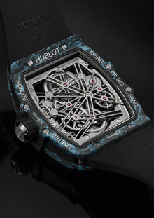 Hublot Hublot, Spirit of Big Bang Tourbillon Carbon Sky Blue 42mm, Limited Edition