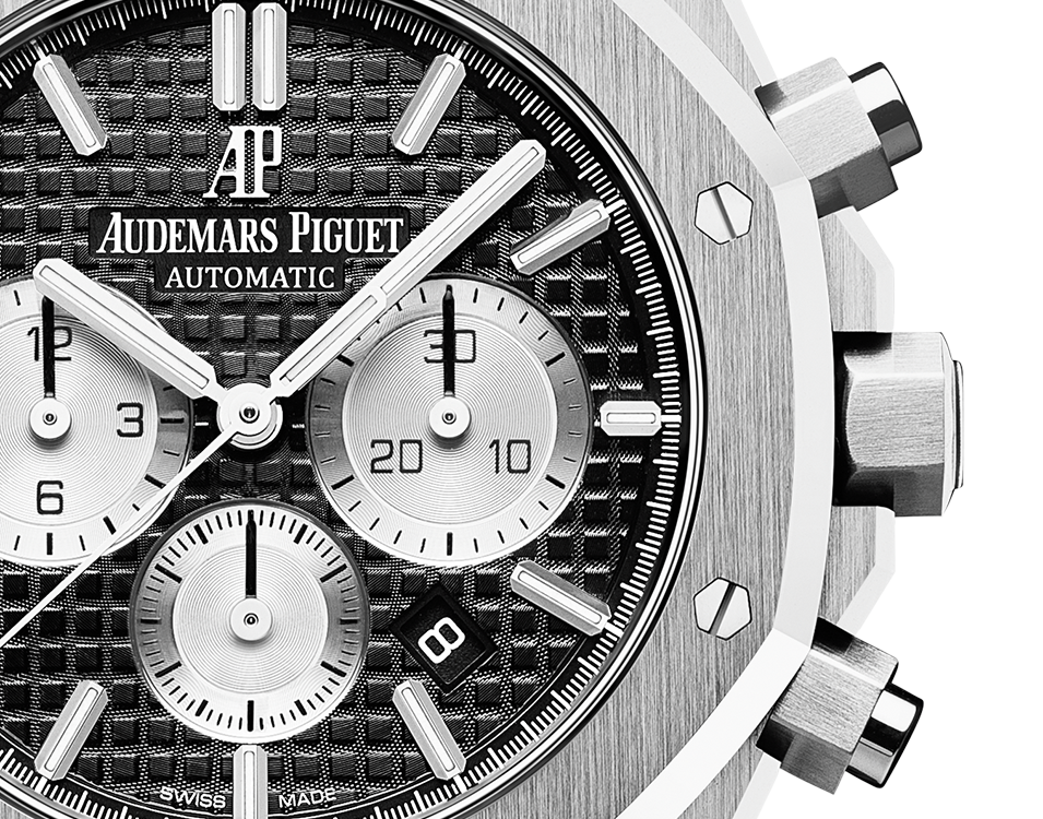 Audemars Piguet ROYAL OAK PANDA Schwarzes Zifferblatt CHRONOGRAPH 41mm