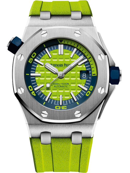 Audemars Piguet OFFSHORE DIVER Grünes Zifferblatt 42mm