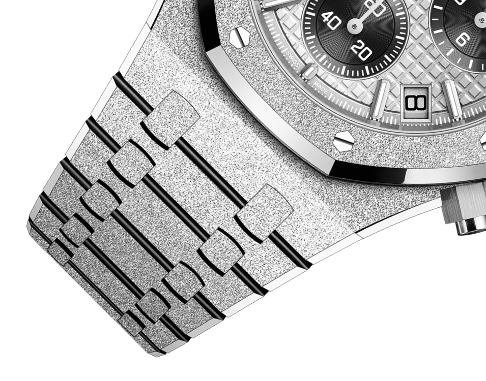 Audemars Piguet ROYAL OAK FROSTED CHRONOGRAPH Grey Dial 41 mm