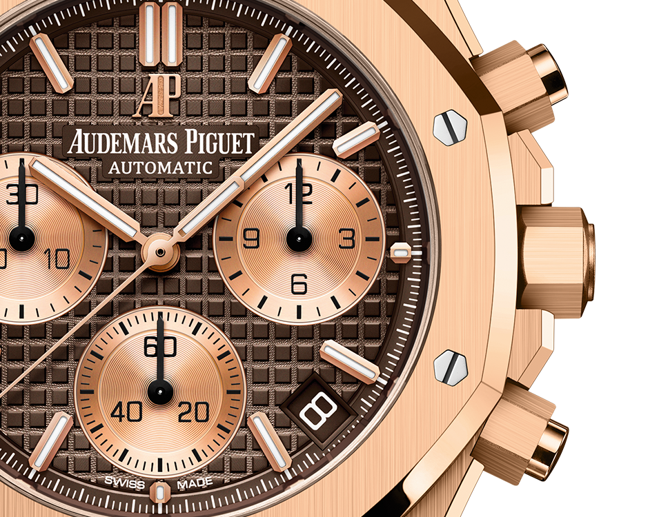 Audemars Piguet ROYAL OAK Pink Gold Brown Dial CHRONOGRAPH 41mm