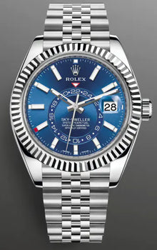 Rolex Sky-Dweller 42mm Schwarzes Zifferblatt Oyster Bracelet