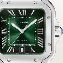 Cartier Santos de Cartier Large model Graduated Grünes Zifferblatt 39.8 mm