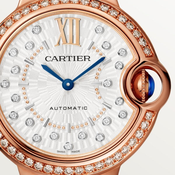 Cartier BALLON BLEU Diamanten Roségold 33mm