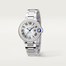 Cartier BALLON BLEU Diamanten Bezel 33mm