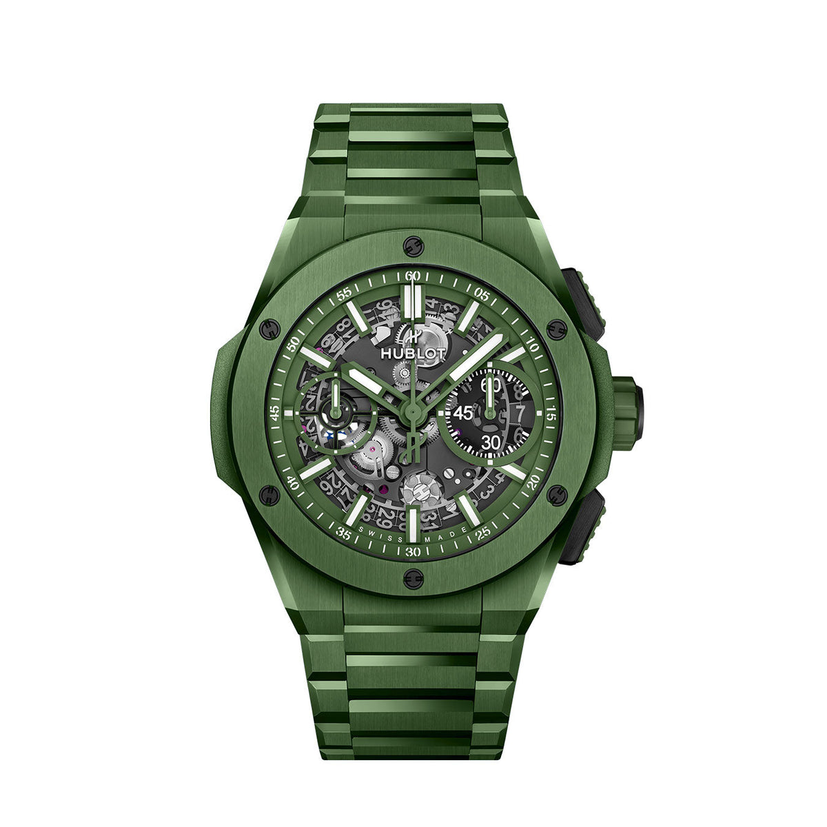 Hublot Big Bang INTEGRATED GREEN Keramik