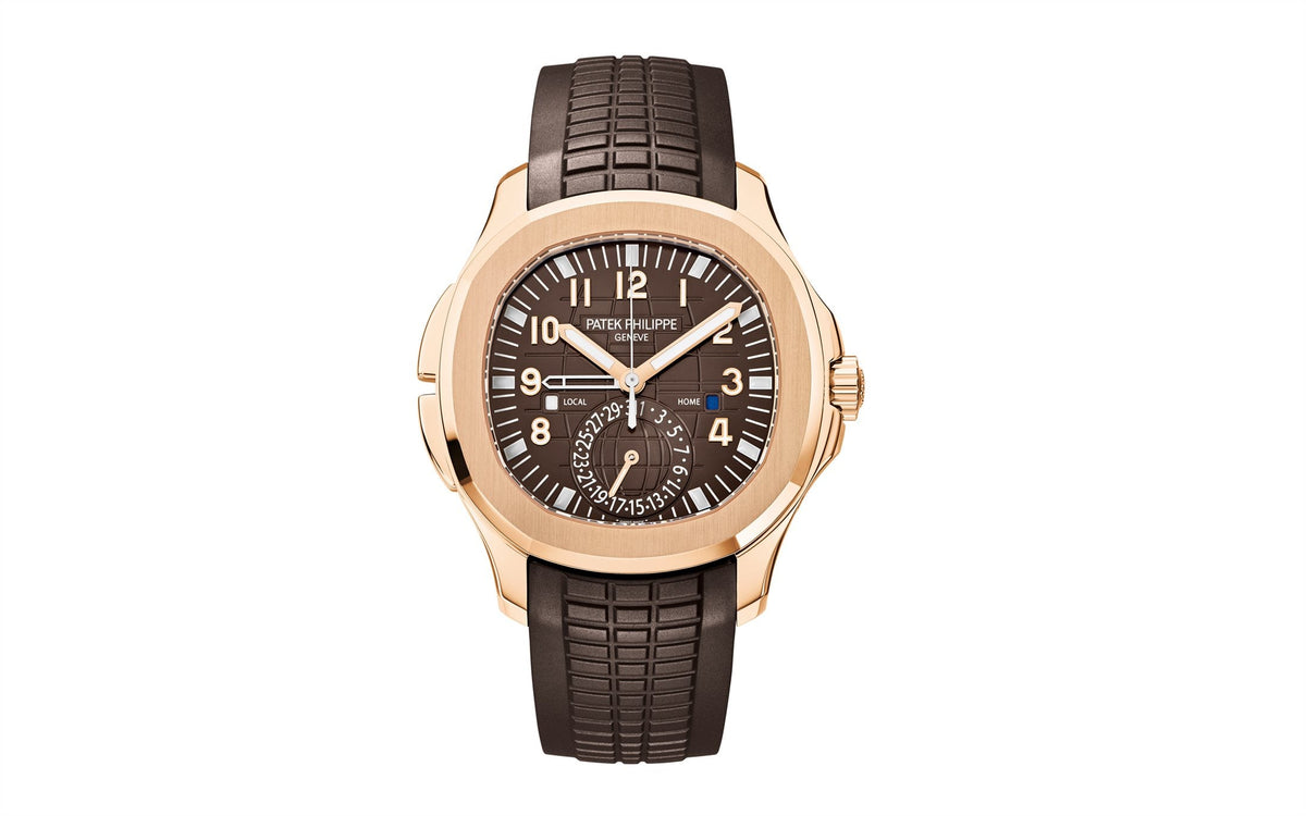 Patek Philippe Aquanaut Travel Time, 18k Roségold, 40,8mm