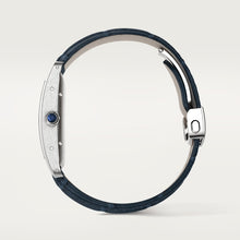 Cartier TANK AMERICAINE Blau Strap 26.6 mm