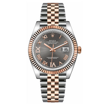 Rolex Datejust 36 Dark Rhodium Dial Fluted Bezel -0023