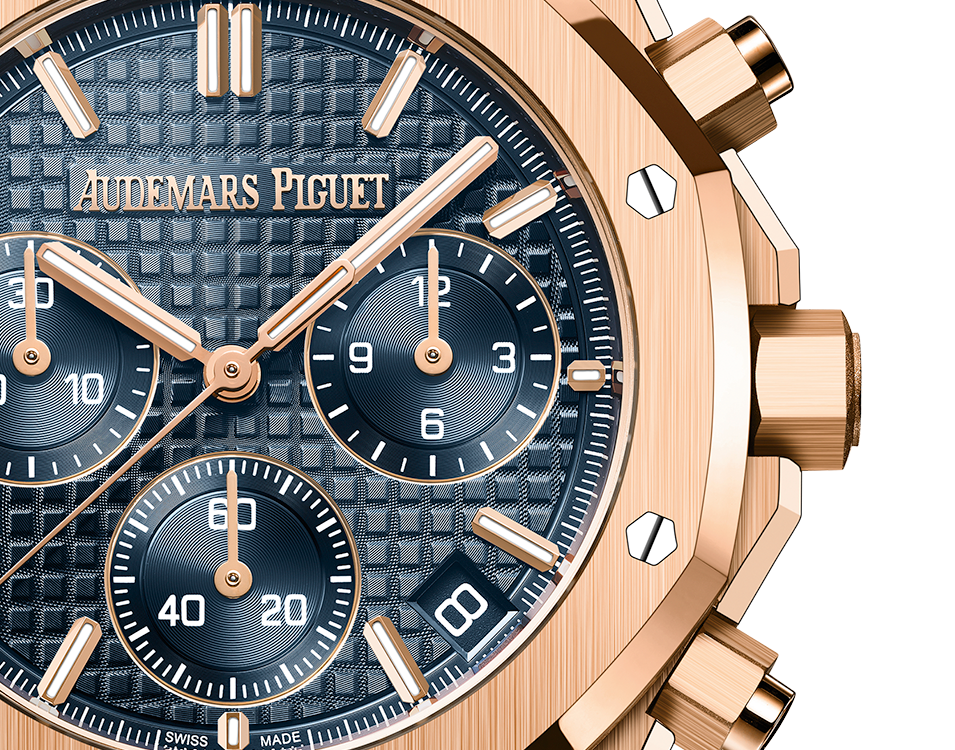 Audemars Piguet ROYAL OAK Pink Gold “Bleu nuit nuage 50” Dial CHRONOGRAPH 41mm