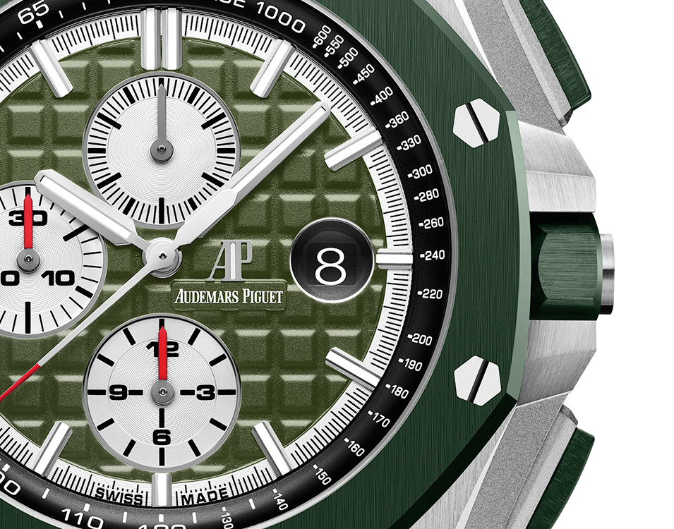Audemars Piguet OFFSHORE Khaki Green Camouflage Dial CHRONOGRAPH 44mm