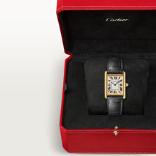 Cartier Tank Louis Cartier Large model Grained silvered dial 33.7 mm