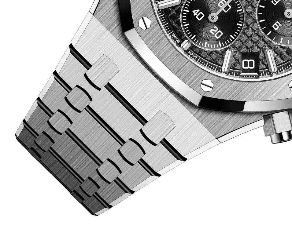 Audemars Piguet ROYAL OAK Schwarzes Zifferblatt CHRONOGRAPH 41mm