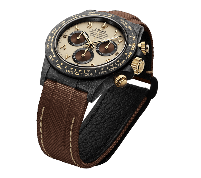 Rolex Daytona Dew Collection Carbon Desert Eagle Arabic Premium Super Carbon Fiber Customized Edition Cos
