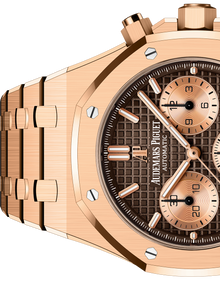 Audemars Piguet ROYAL OAK Pink Gold Brown Dial CHRONOGRAPH 41mm
