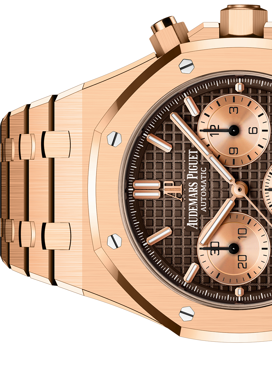 Audemars Piguet ROYAL OAK Pink Gold Brown Dial CHRONOGRAPH 41mm