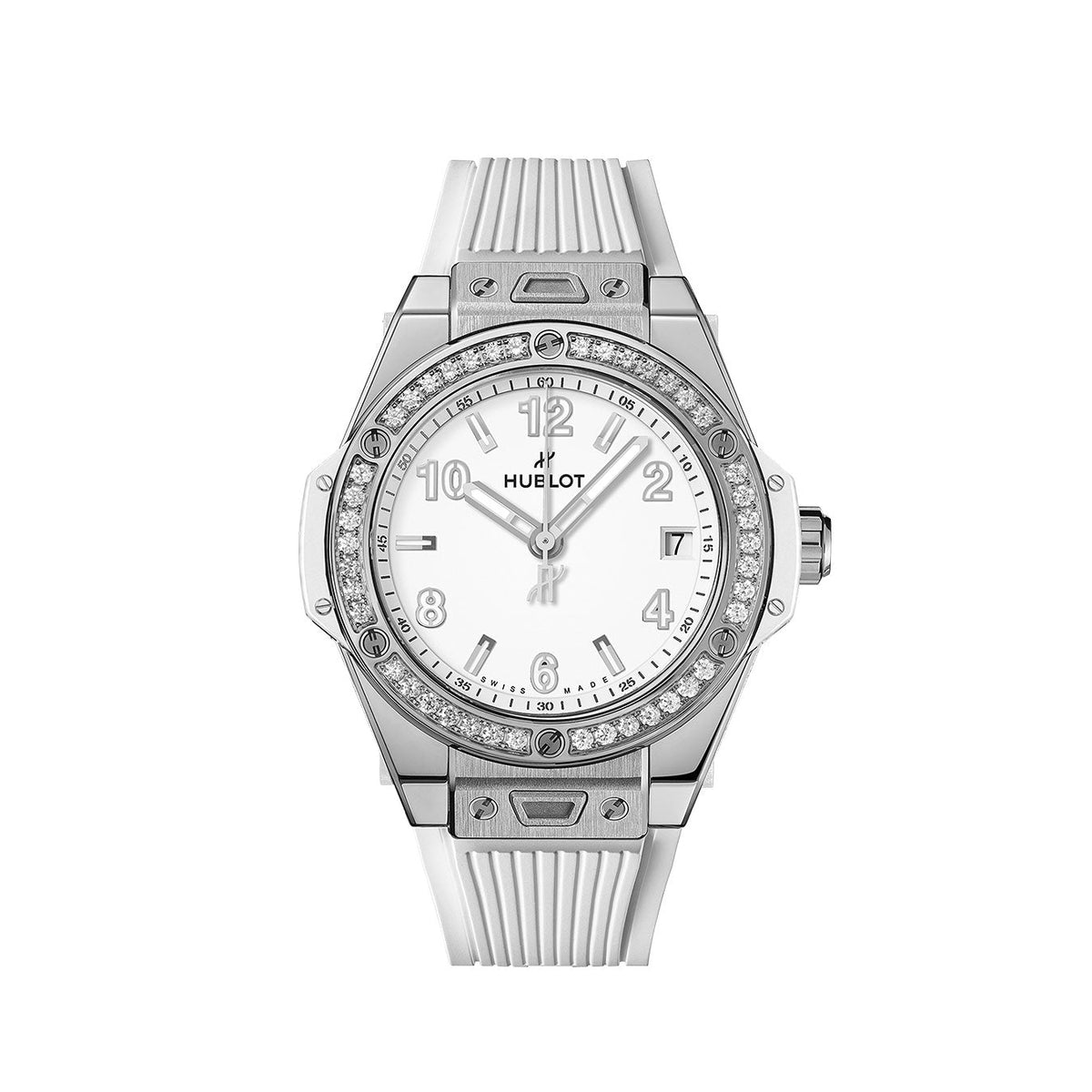 Hublot Big Bang ONE CLICK Edelstahl WHITE Diamanten