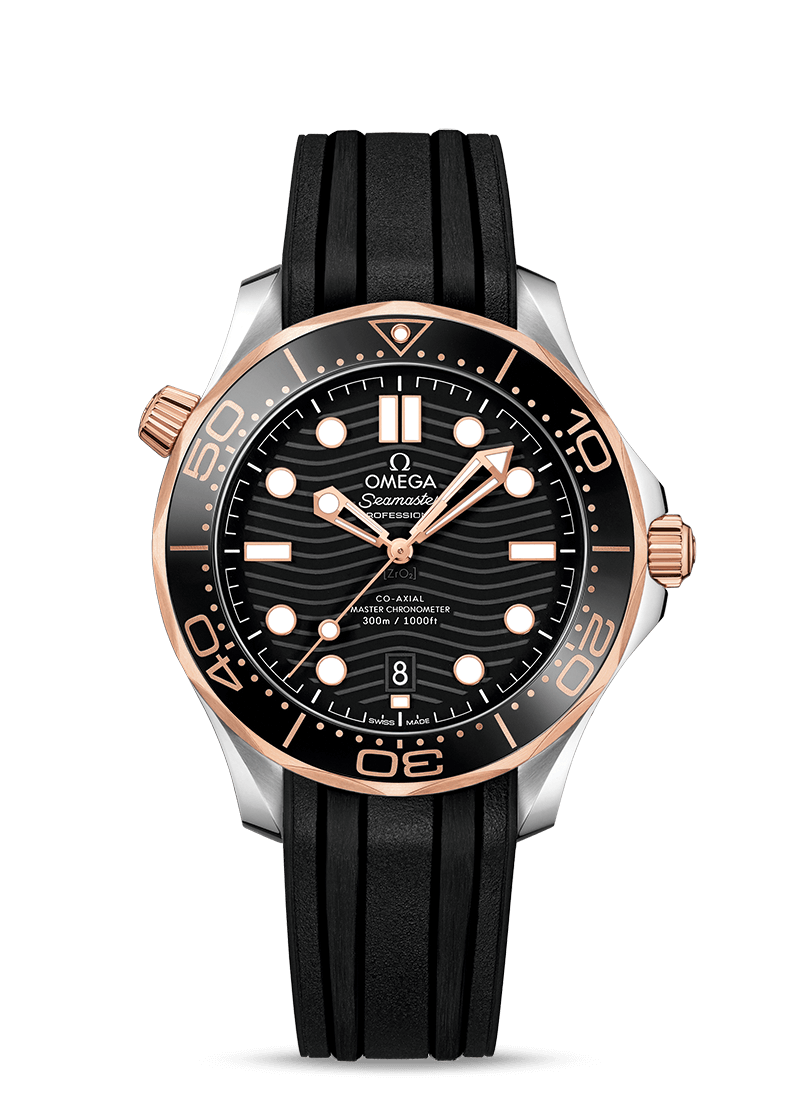 Omega Seamaster Diver 300m Black Sedna™ Gold 42mm
