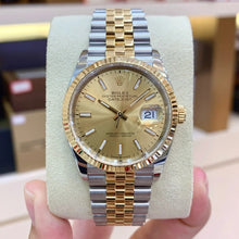 Rolex Datejust 41 Weißes Zifferblatt Men's Gold & Edelstahl -0015