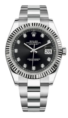 Rolex Datejust 41 Black Diamanten Dial