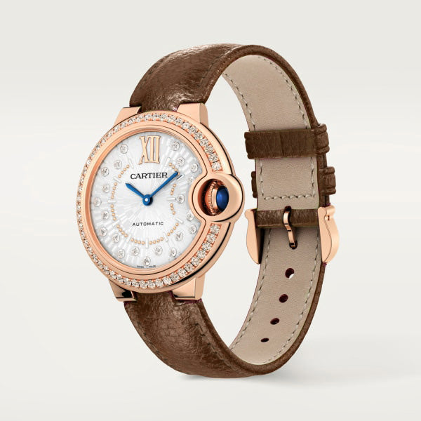 Cartier BALLON BLEU Diamanten Roségold 33mm