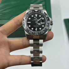 Rolex GMT Master ll Automatic Schwarzes Zifferblatt Edelstahl M126710GRNR-0004