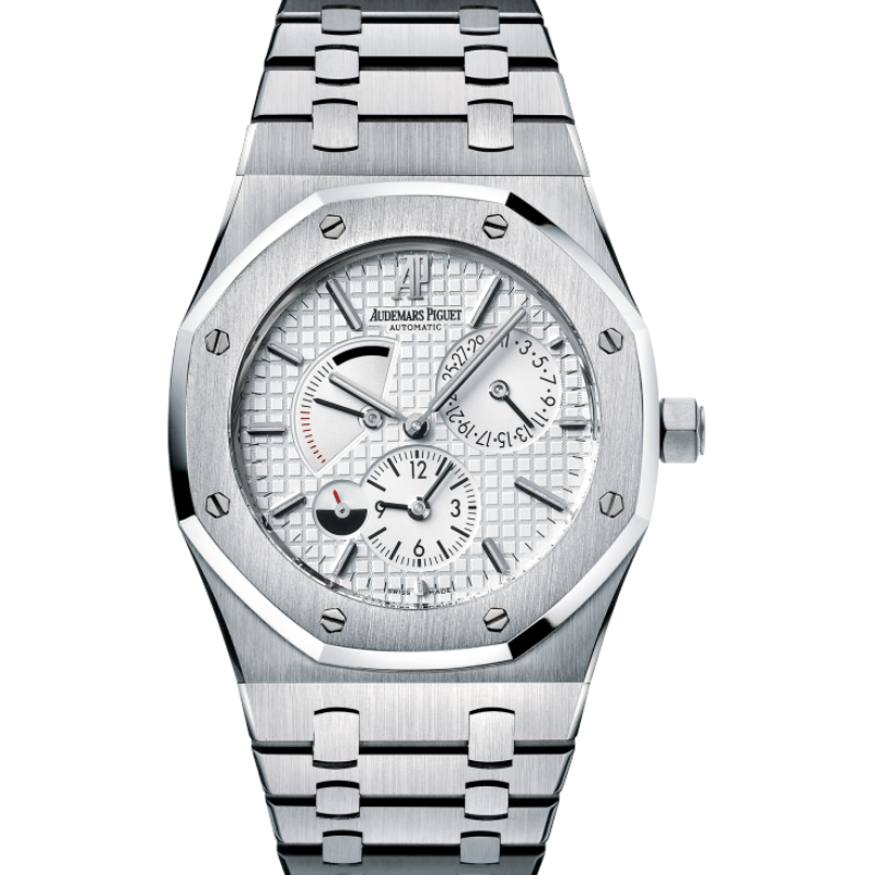 Audemars Piguet Royal Oak Dual Time Edelstahl Silver