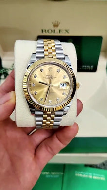 Rolex Datejust 36 Champagne Diamanten Dial -0150