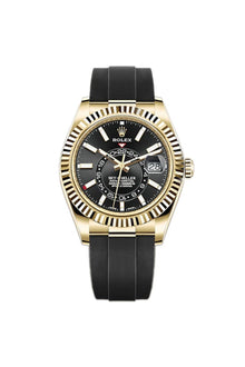 Rolex Sky-Dweller 18k Gelbgold Men's Luxury -0009