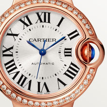 Cartier Ballon Bleu de Cartier Silvered sunray-brushed dial 33 mm
