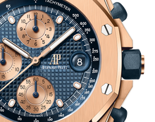 Audemars Piguet OFFSHORE Pink Gold Blaues Zifferblatt CHRONOGRAPH 42mm