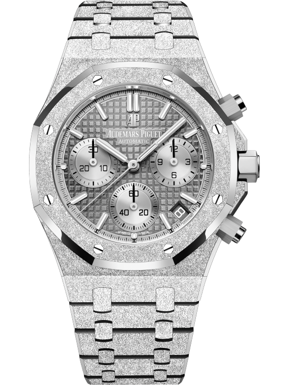 Audemars Piguet ROYAL OAK FROSTED GOLD CHRONOGRAPH Grey Dial 41mm