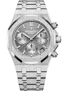 Audemars Piguet ROYAL OAK FROSTED GOLD CHRONOGRAPH Grey Dial 41mm