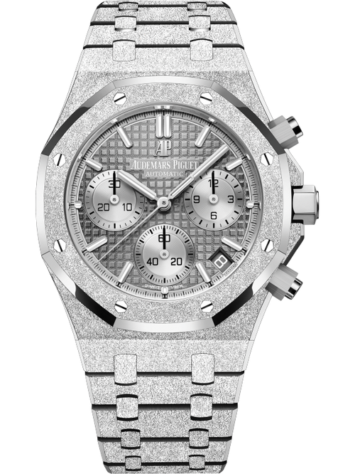 Audemars Piguet ROYAL OAK FROSTED GOLD CHRONOGRAPH Grey Dial 41mm