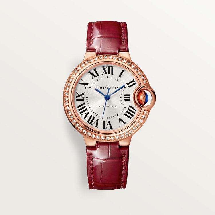 Cartier Ballon Bleu de Cartier Silvered sunray-brushed dial 33 mm