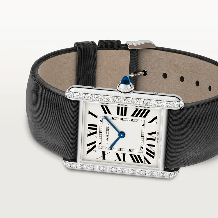 Cartier TANK MUST LARGE MODEL Diamanten 33.7mm