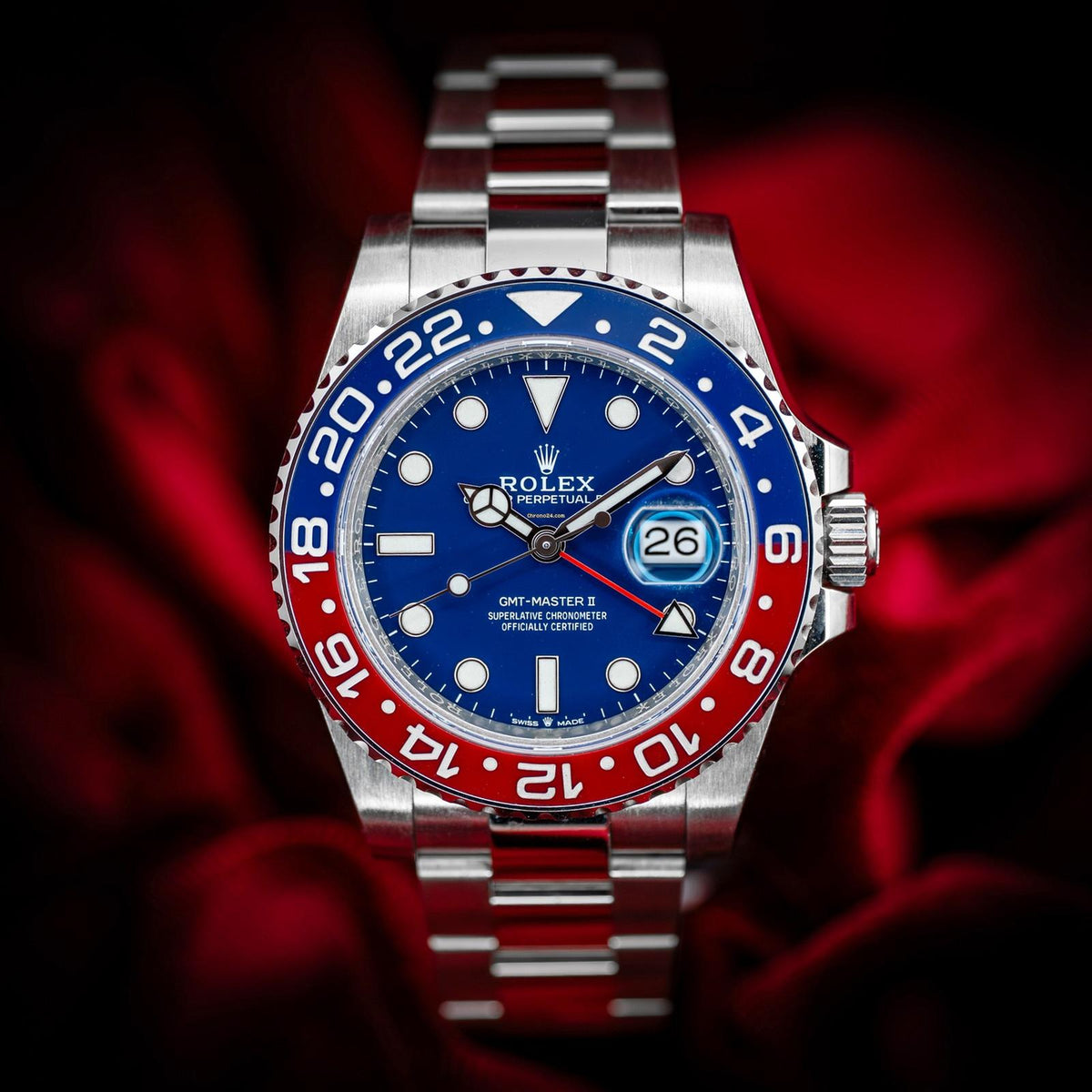 Rolex GMT-Master II Pepsi Blaues Zifferblatt -0003