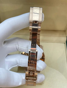 Rolex GMT-Master II 40mm Root Beer Schwarzes Zifferblatt Oyster Bracelet 18k Roségold -0001