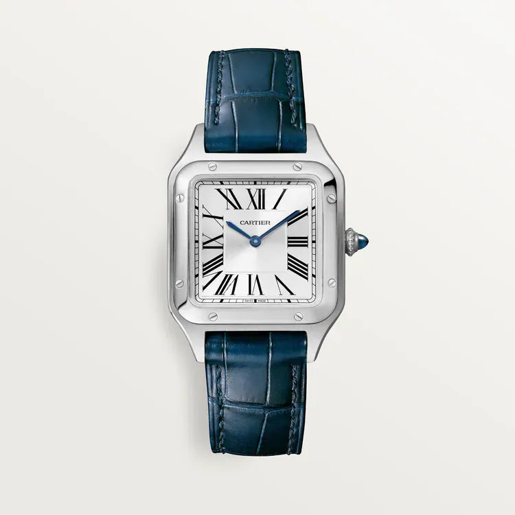 Cartier SANTOS-DUMONT Blau Strap 38mm