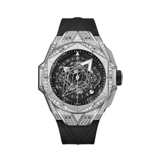 Hublot Big Bang SANG BLEU II Titan PAVÉ