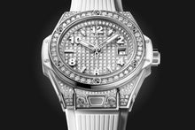 Hublot Big Bang ONE CLICK Edelstahl WHITE FULL PAVÉ