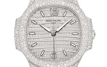 Patek Philippe Nautilus Haute Joaillerie Ladies Automatic , 18K Weißgold and Diamanten, 35,2mm