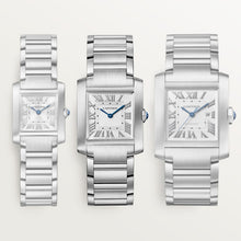 Cartier Tank Française Medium model Silvered dial 32 mm