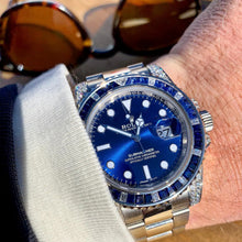 Rolex Submariner Date 18K Weißgold Diamanten SABR
