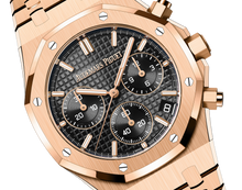 Audemars Piguet ROYAL OAK Pink Gold Schwarzes Zifferblatt CHRONOGRAPH 41mm