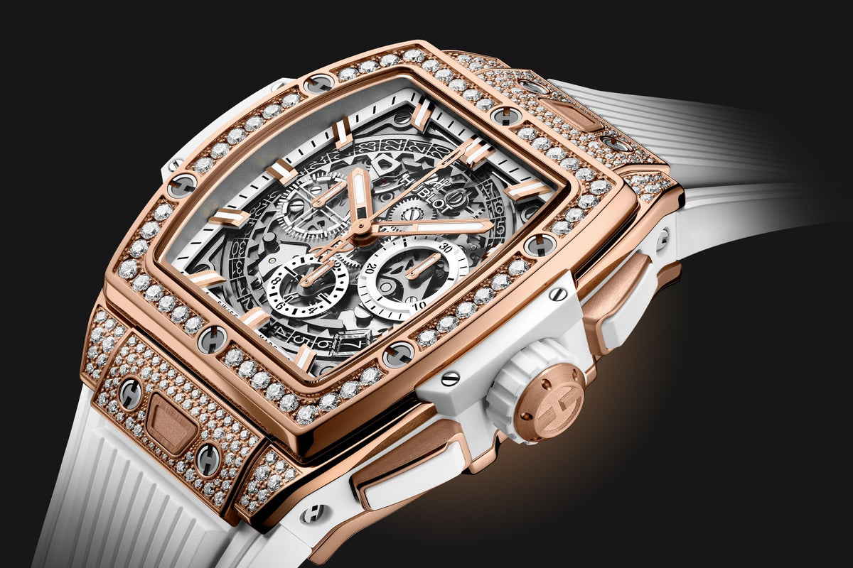 Hublot Spirit of Big Bang KING GOLD WHITE PAVÉ