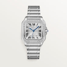 Cartier Santos de Cartier Medium model Sunray dial 35.1 mm